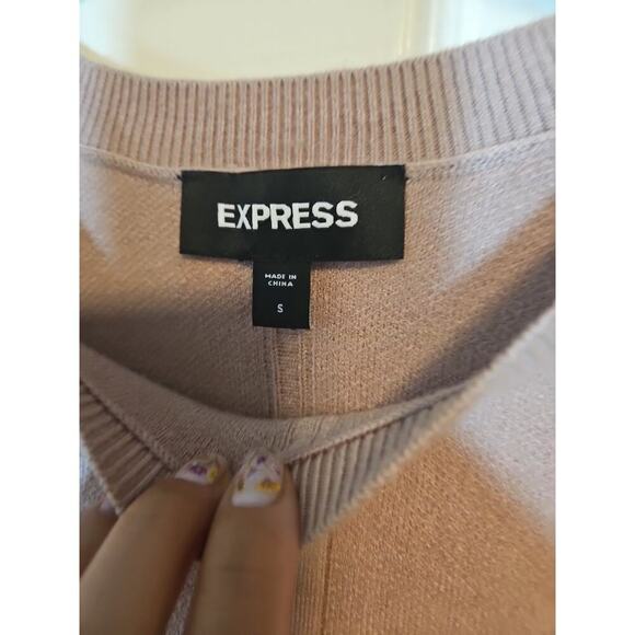 NWOT Express Blush Pink Sweater Women's Small - Picture 8 of 9